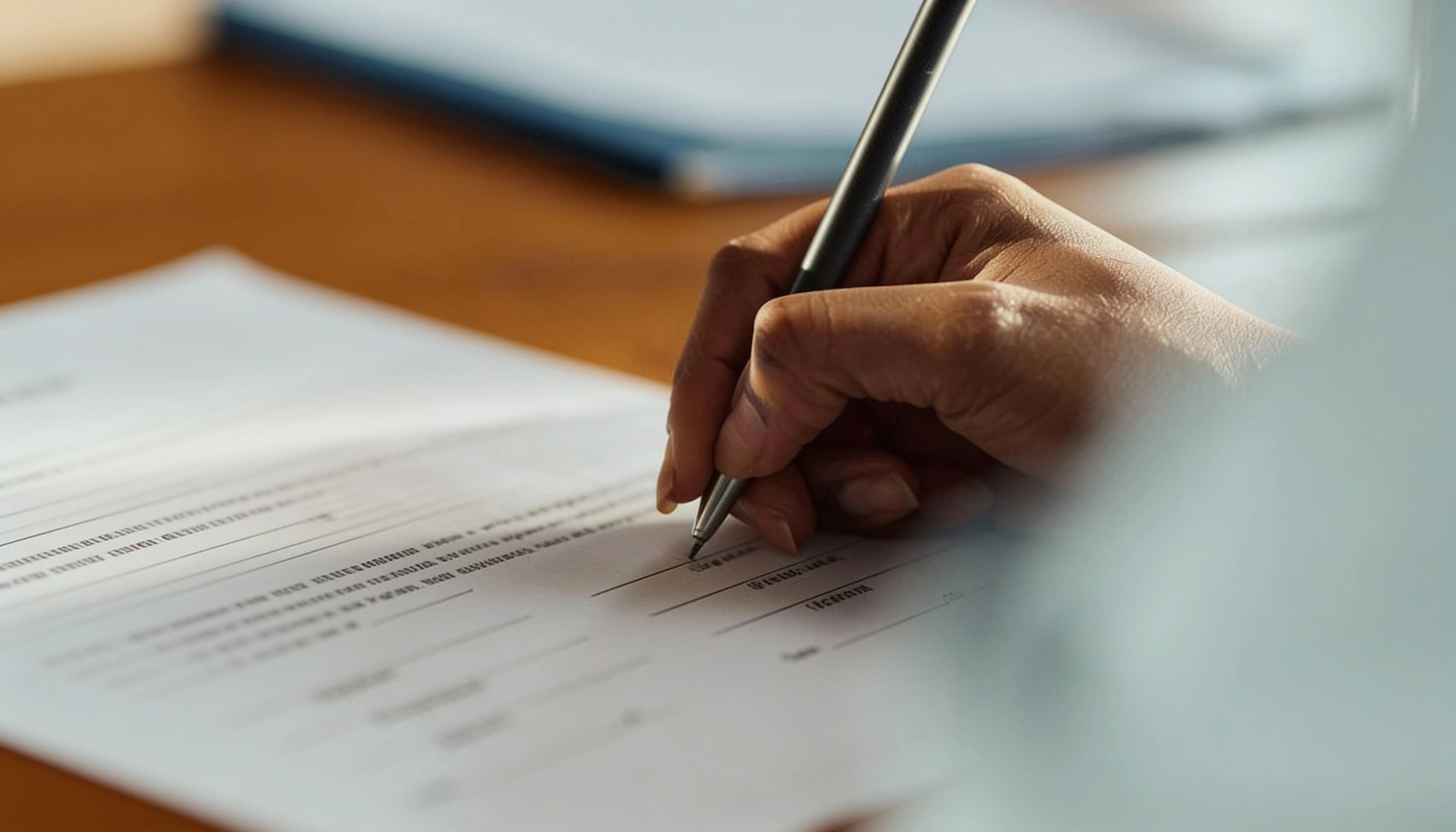 Signing property documents
